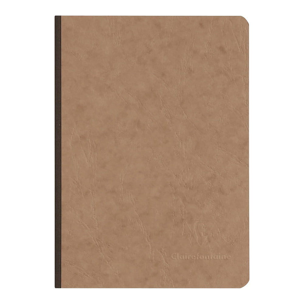 CLAIREFONTAINE Age Bag Cbound Notebook A5 96s Lined Tobacco