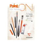 CLAIREFONTAINE Paint ON Pad A4 250g White 40s Default Title