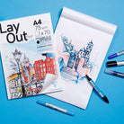 CLAIREFONTAINE Layout Pad A4 75g 70s Bleedproof Paper