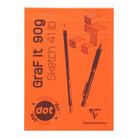 CLAIREFONTAINE GraF it Pad A5 90g 80s Dot Grid White 7 Colours