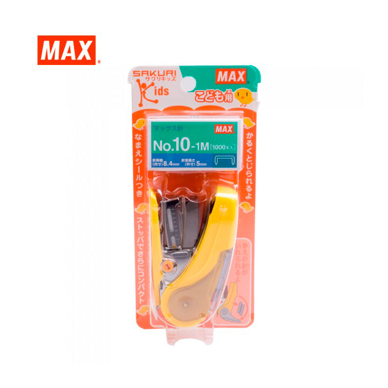 MAX Stapler Sakuri Kids HD-10NLCK Yellow