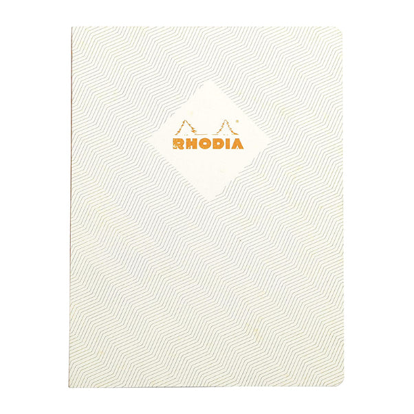 RHODIA Heritage Raw 190x250mm 5x5 Sq Chevrons Ivory Default Title