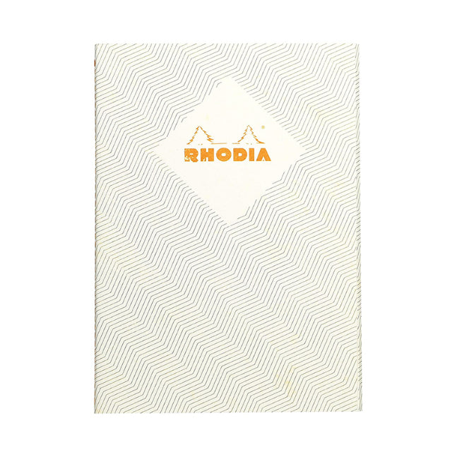 RHODIA Heritage Sewn A5 Lined Chevrons Ivory Default Title