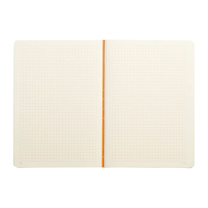 RHODIA Heritage Raw A5 5x5 Sq Quadrille Black Default Title