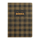 RHODIA Heritage Raw A5 Lined Tartan Black Default Title