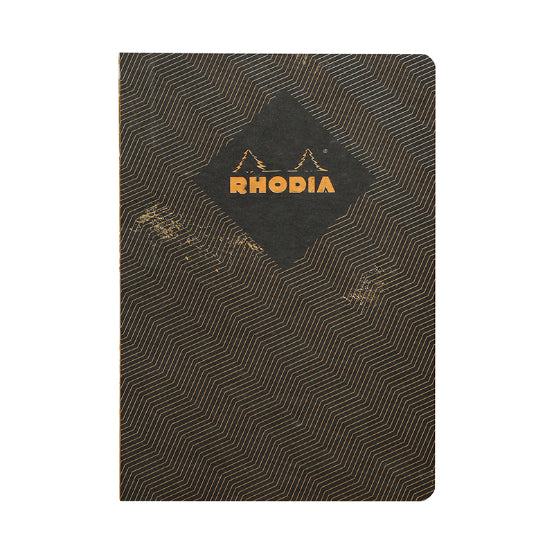 RHODIA Heritage Raw A5 Lined Chevrons BK Default Title