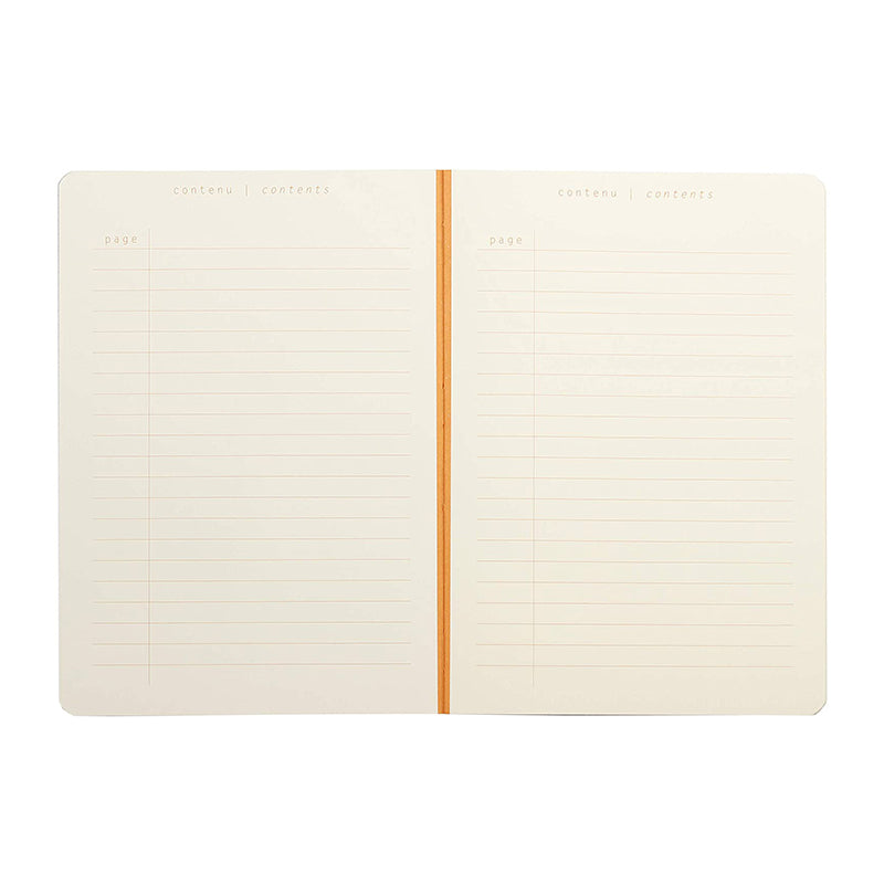 RHODIA Heritage Raw A5 Lined Chevrons Ivory Default Title