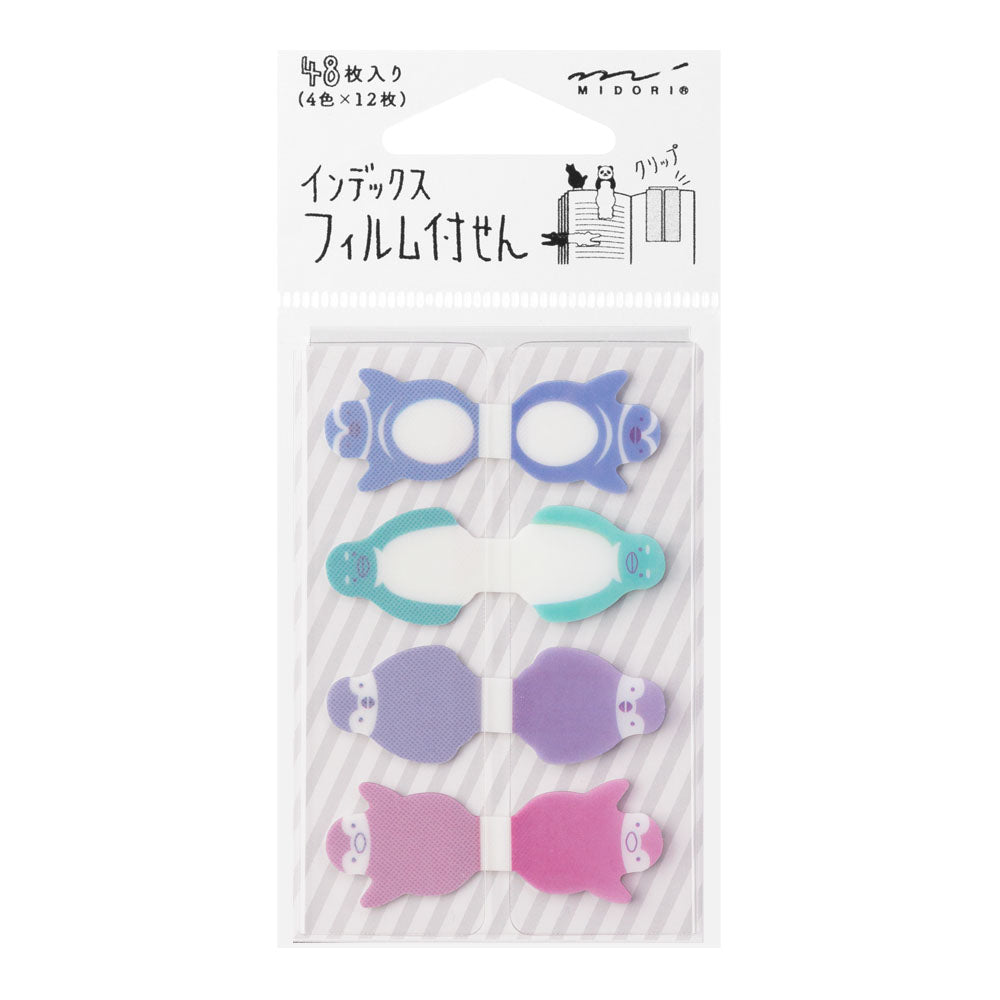 MIDORI Sticky Memo Film Index-Penguin