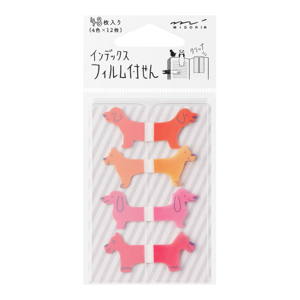 MIDORI Sticky Memo Film Index-Dog