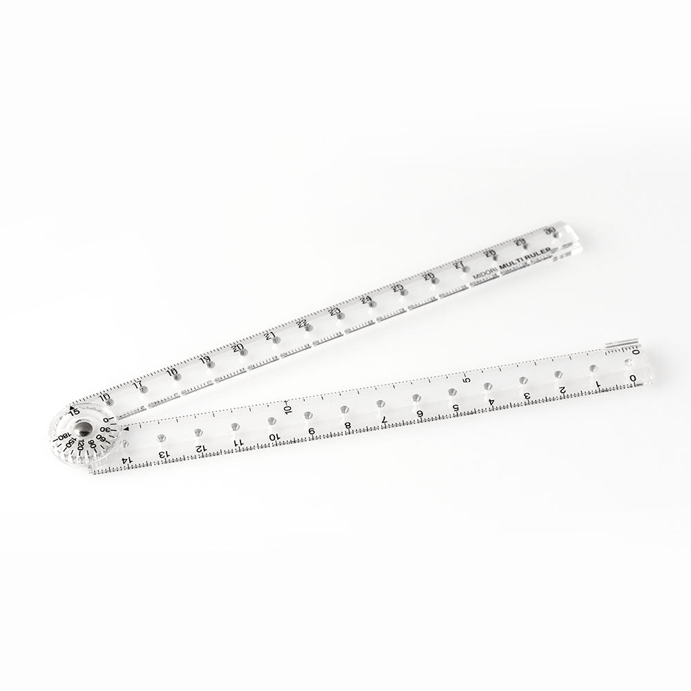 MIDORI Multi Ruler 30cm Clear