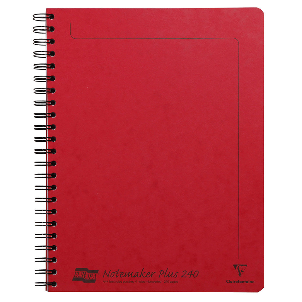CLAIREFONTAINE Europa A4 Notemaker+ 22.5x29.7cm 240p L+M Red