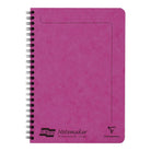 CLAIREFONTAINE Europa Notemaker Wirebound A5 120pg Pink