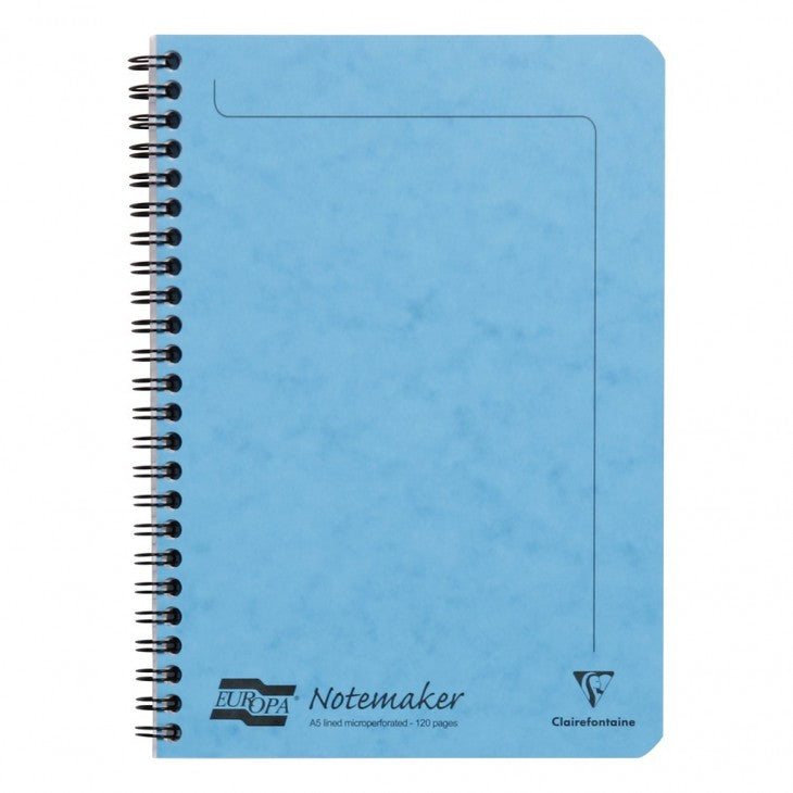 CLAIREFONTAINE Europa A7 10.5x14.4cm 120p Lined Blue