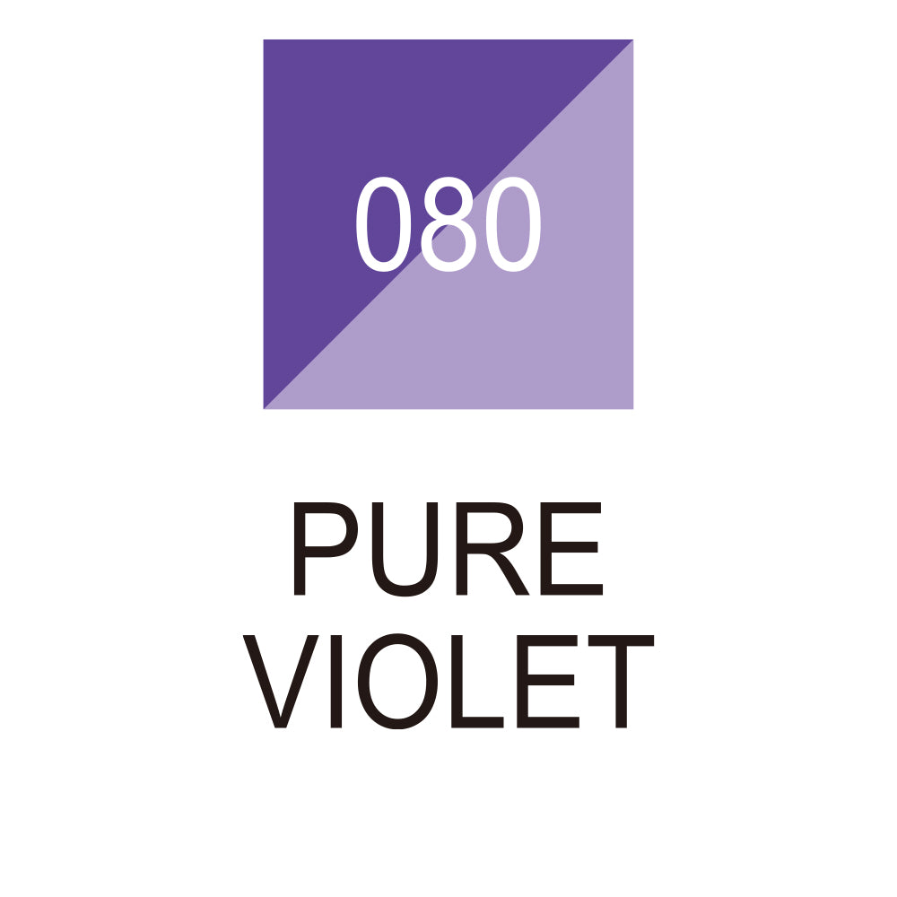 ZIG MS Brushables Brush Pen 080 Pure Violet Default Title