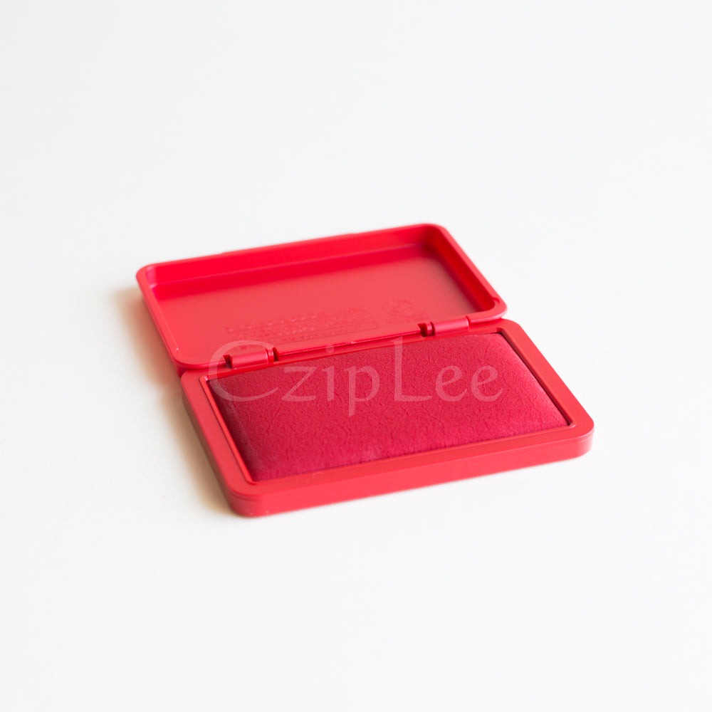 SHACHIHATA Ink Pad HGN-2 90x56mm Red