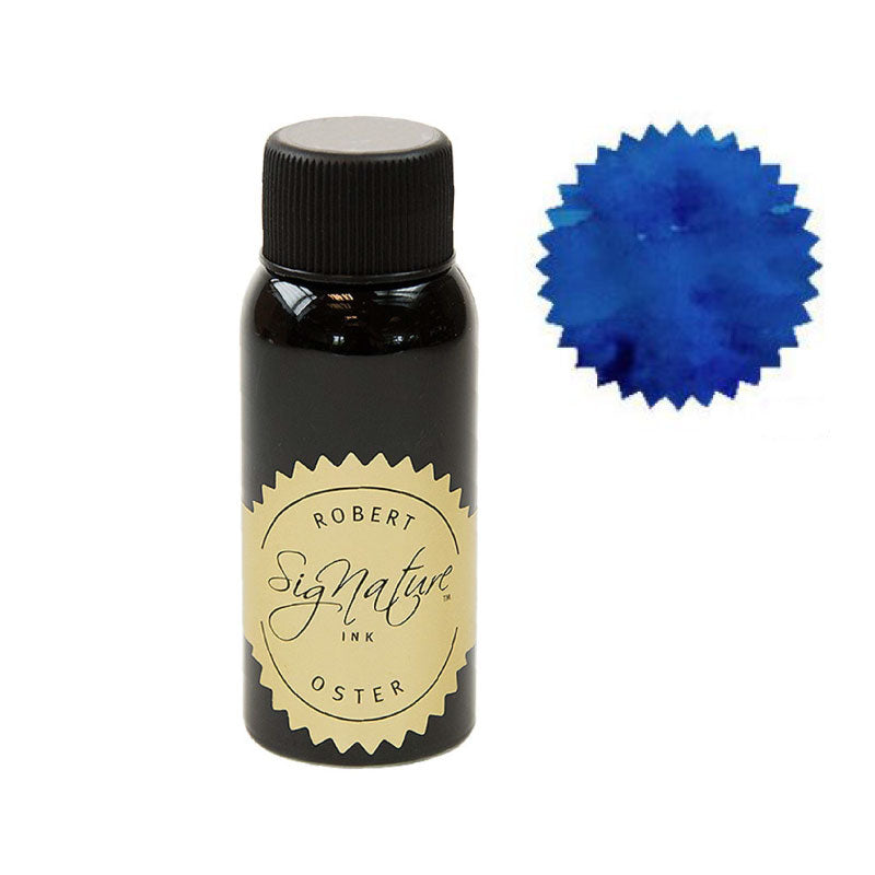 ROBERT OSTER Signature Fountain Pen Ink 50ml Blue Water Ice