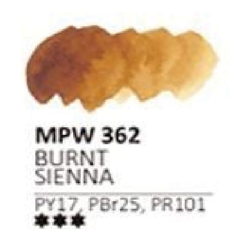 MIJELLO Mission Watercolour Pan 362 Burnt Sienna