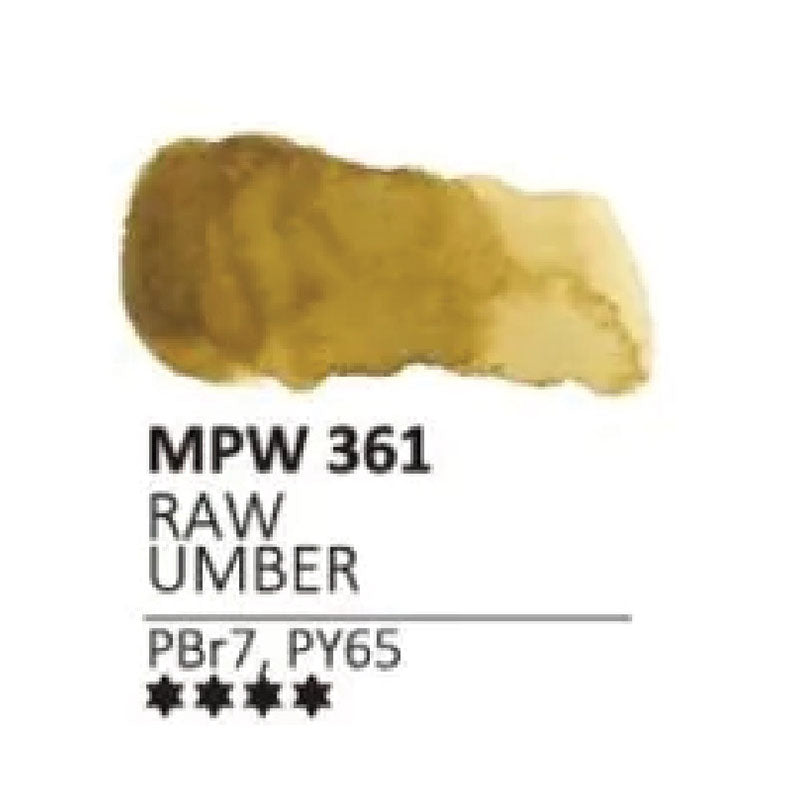 MIJELLO Mission Watercolour Pan 361 Raw Umber