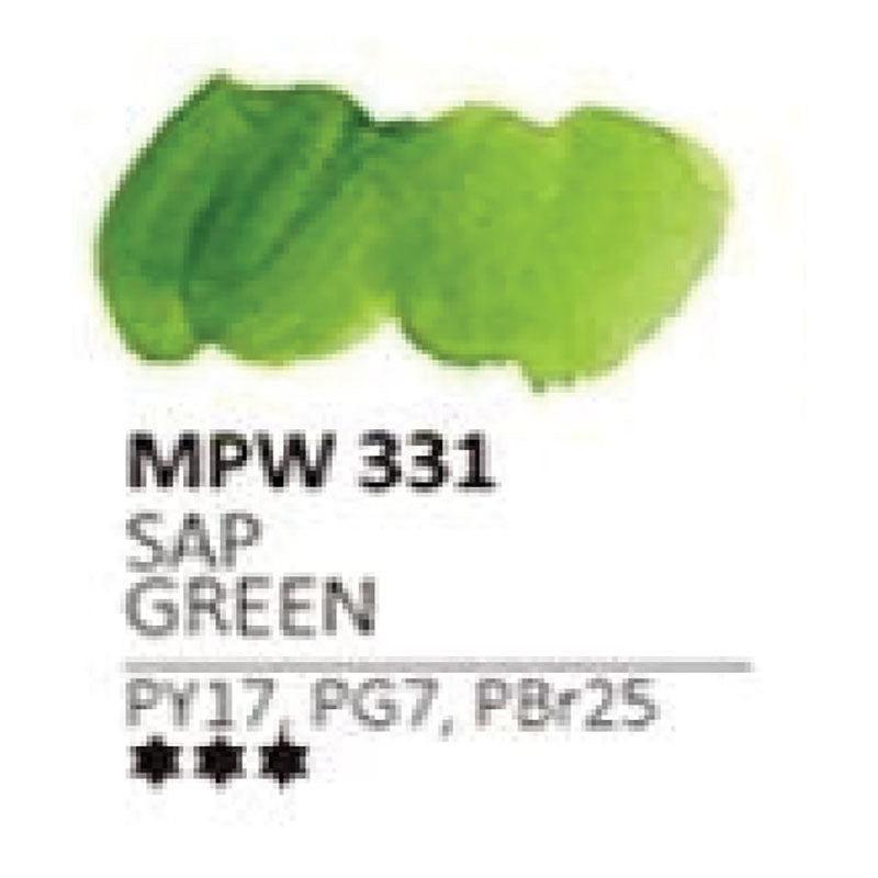 MIJELLO Mission Watercolour Pan 331 SAP Green
