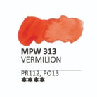 MIJELLO Mission Watercolour Pan 313 Vermilion
