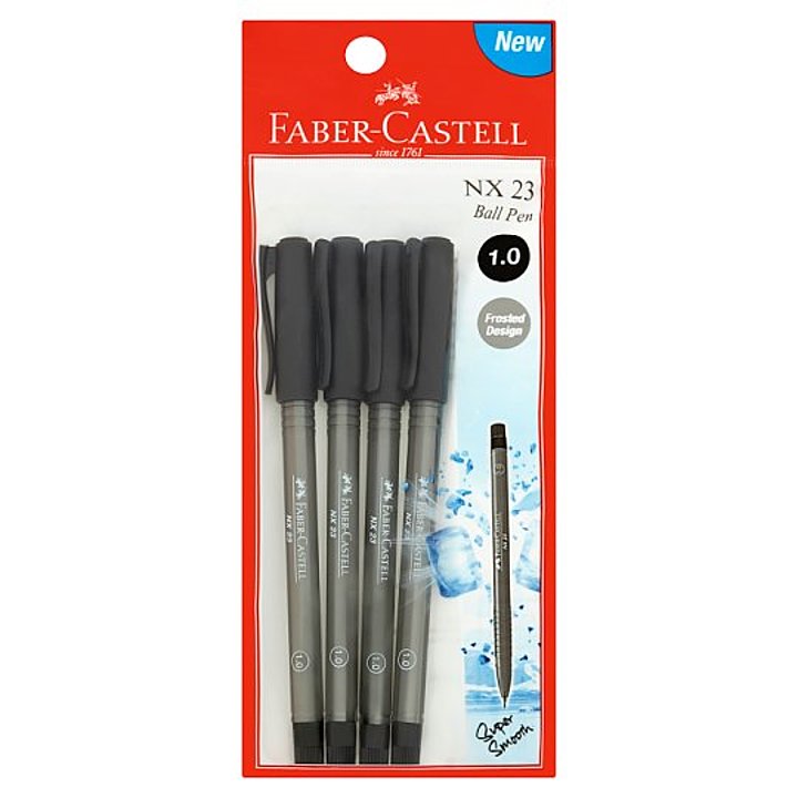 FABER-CASTELL NX 23 1.0mm 642502 Black 4s