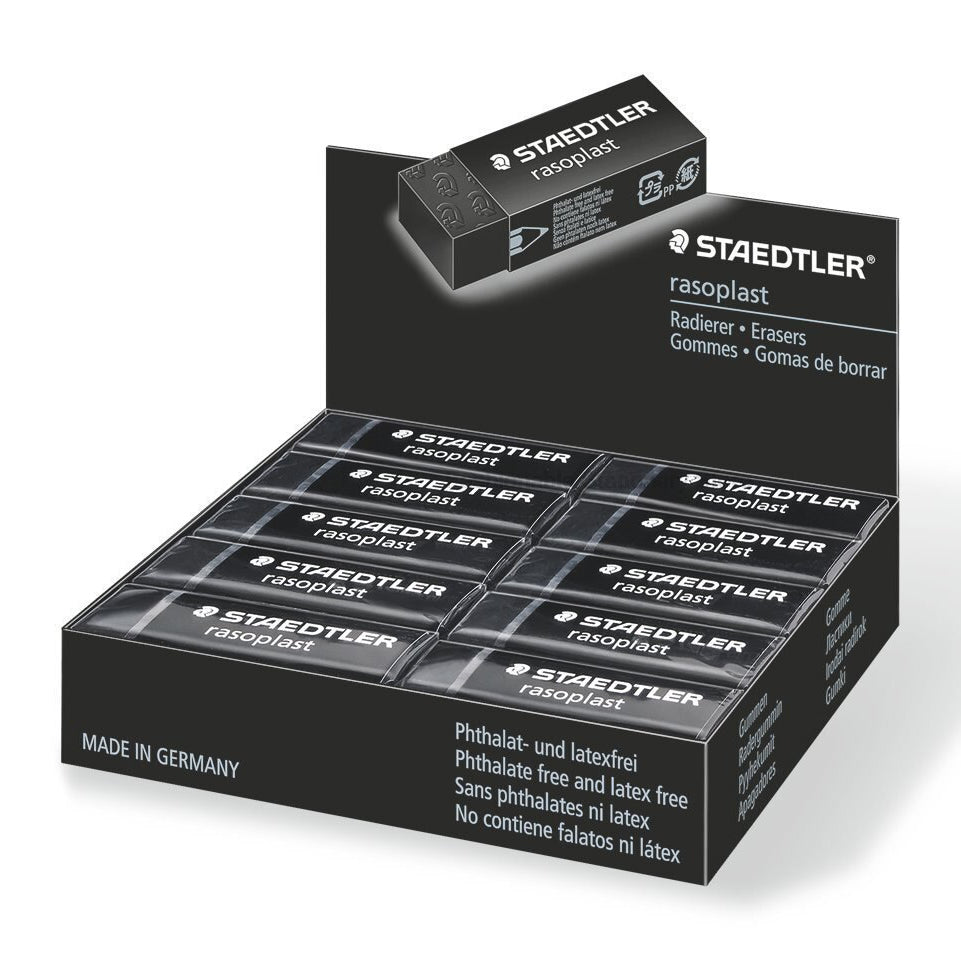 STAEDTLER Eraser 526 exam 65x23x13mm 20s Box