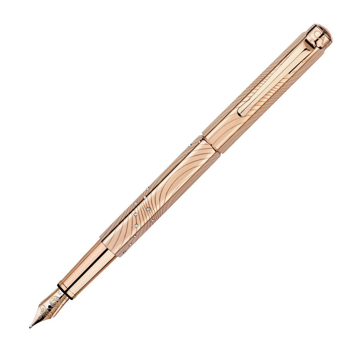 CARAN d'ACHE Ecridor XS Couture Rose Gold Fountain Pen-Medium