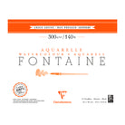 CLAIREFONTAINE Fontaine Pad Hot Pressed 300g 24x30cm 12s Default Title