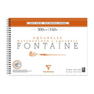 CLAIREFONTAINE Fontaine Wirebound Hot Pressed 300g 26x36cm 12s Default Title