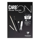 CLAIREFONTAINE Carb ON Pad A5 120g 20s Black Default Title