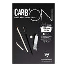 CLAIREFONTAINE Carb ON Pad A4 120g 20s Black Default Title