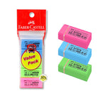 FABER-CASTELL Eraser 187017 Dust Free Pastel 5x 187161 PROMO