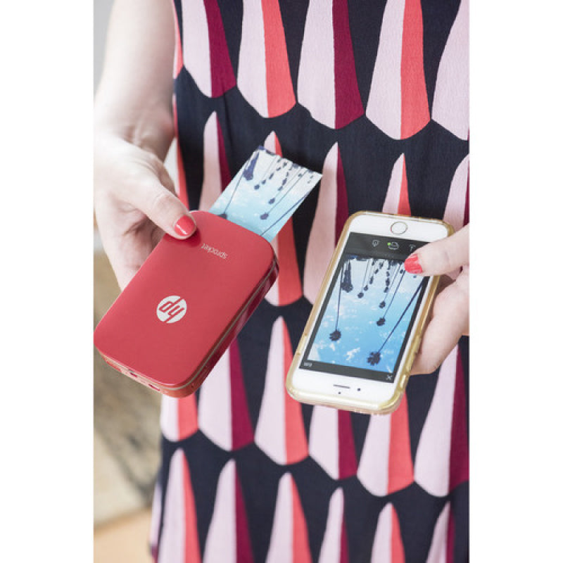 HP Sprocket Photo Printer Red Default Title