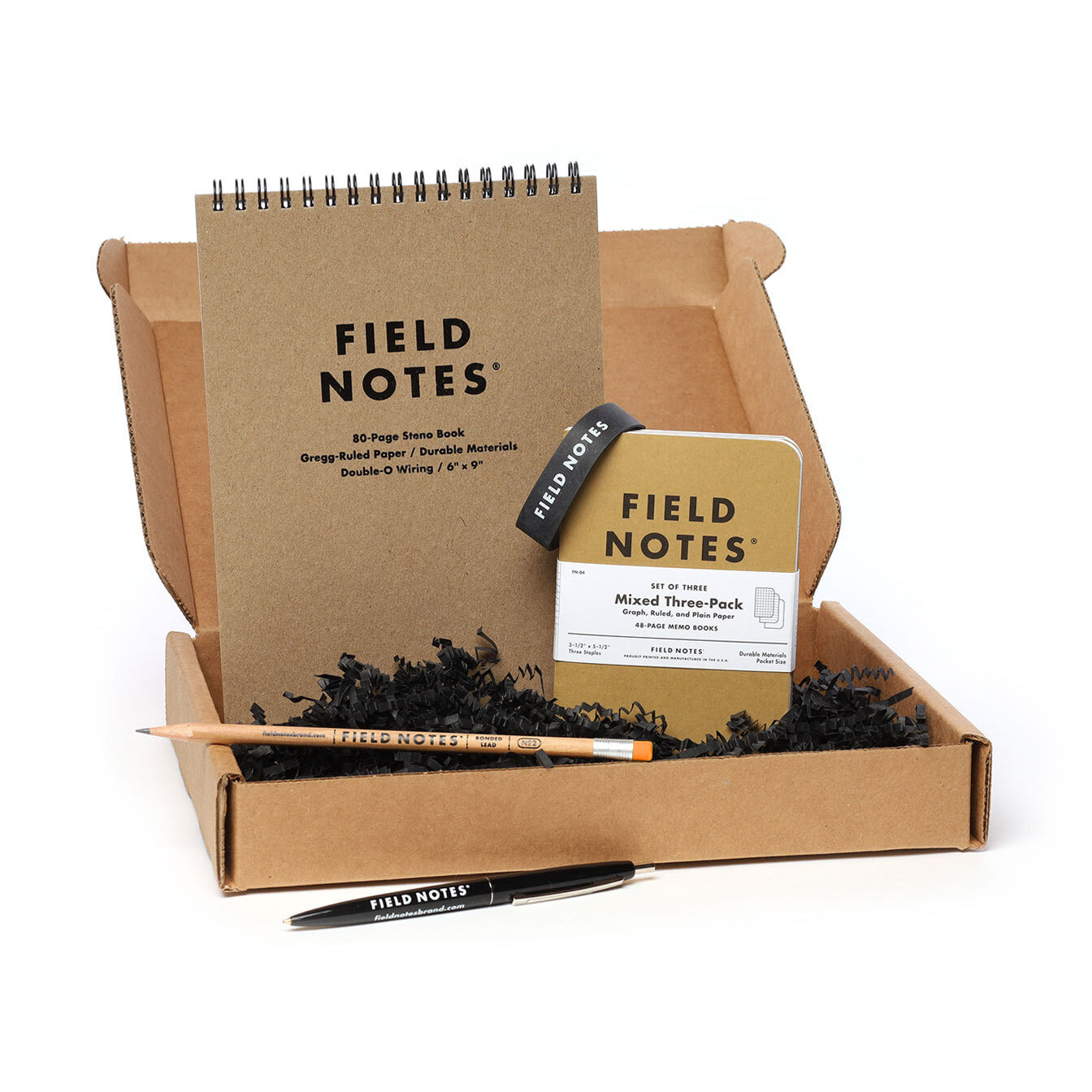 FIELD NOTES Starter Kit 1 Steno/1 Mixed/6 Pencils