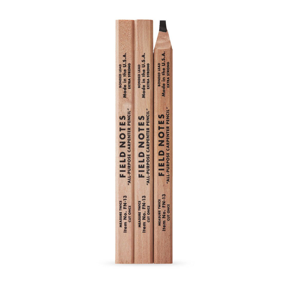 FIELD NOTES Carpenter Pencils 3-Pack Default Title