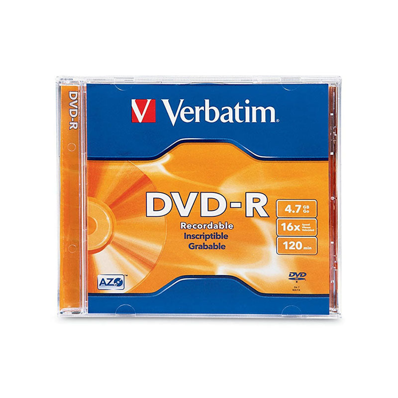 VERBATIM DVD-R 95099 16Xx Slim Case