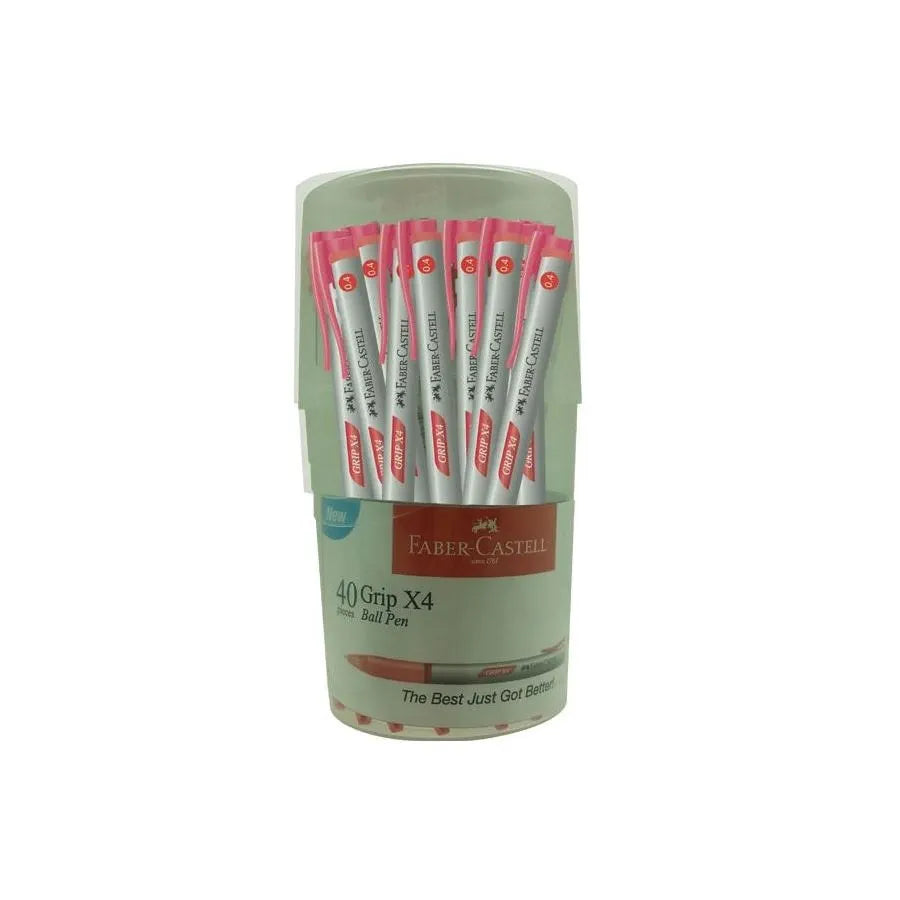 FABER-CASTELL Grip X 0.4mm 548422 Red 40s