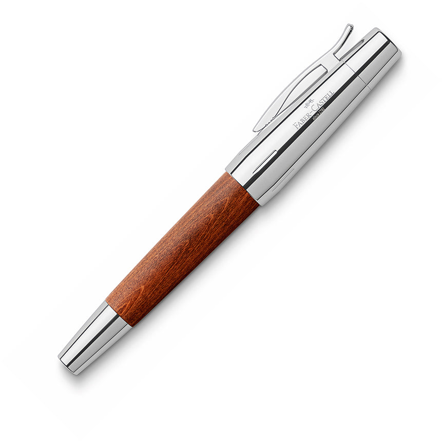 FABER-CASTELL DESIGN e-motion Pear Wood Brown Fountain Pen-Fine Default Title