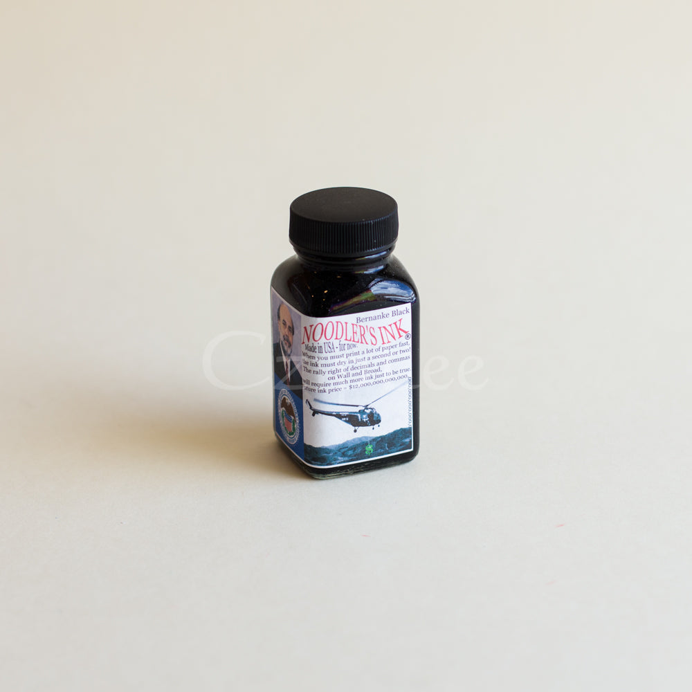 NOODLERS Fountain Pen Ink 3oz Bernanke Black