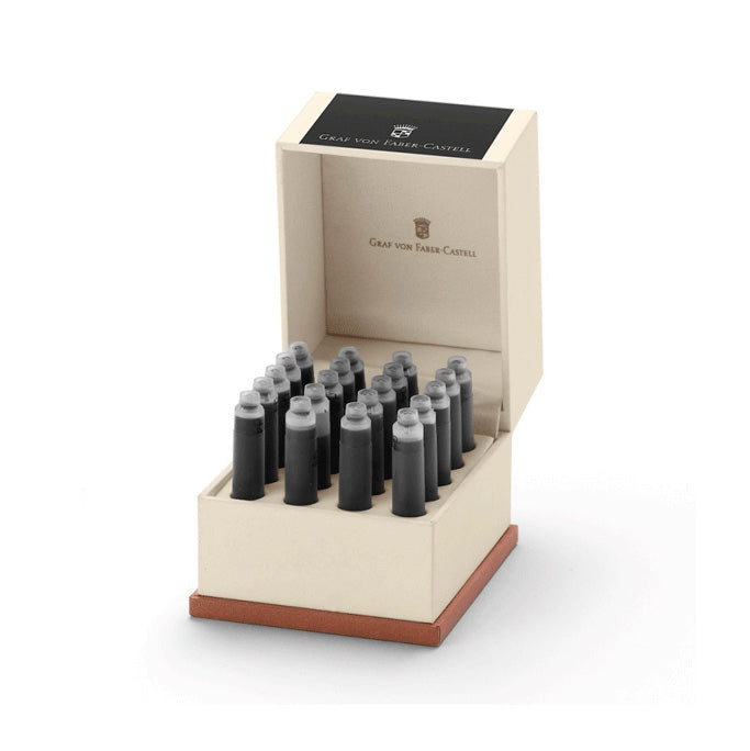 GRAF VON FABER CASTELL Ink Cartridges 20s Carbon Black