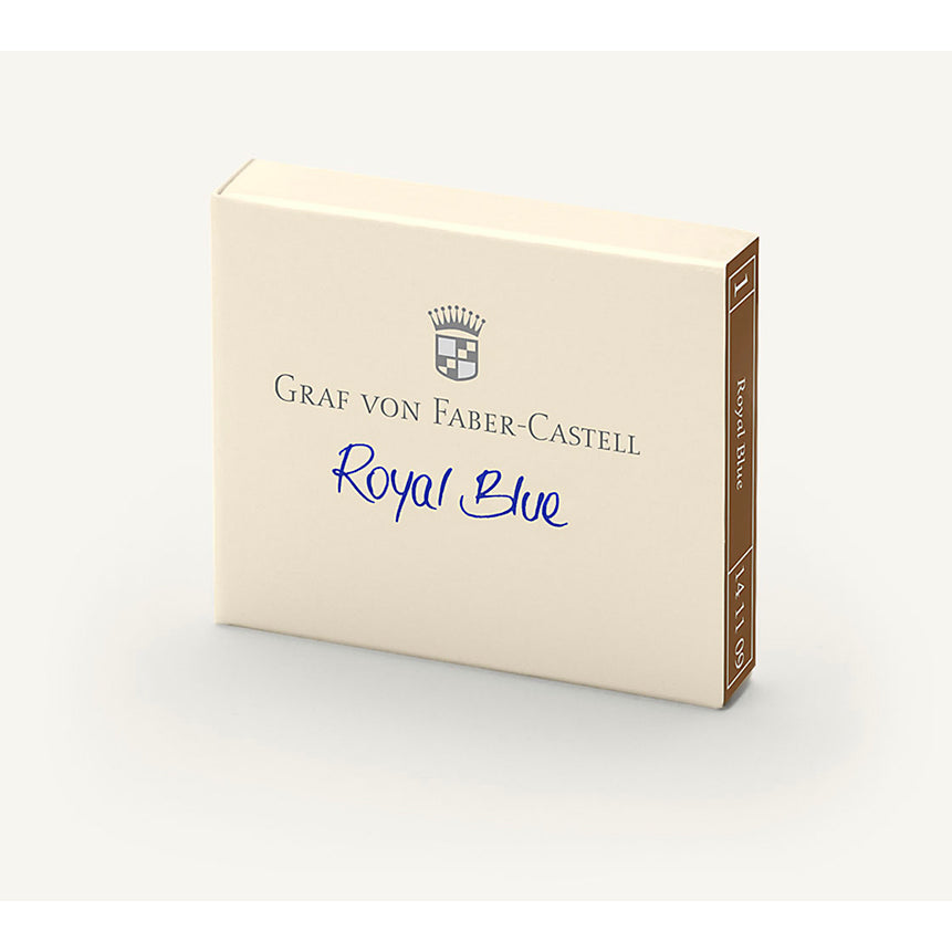 GRAF VON FABER CASTELL Ink Cartridges 6s Royal Blue Default Title