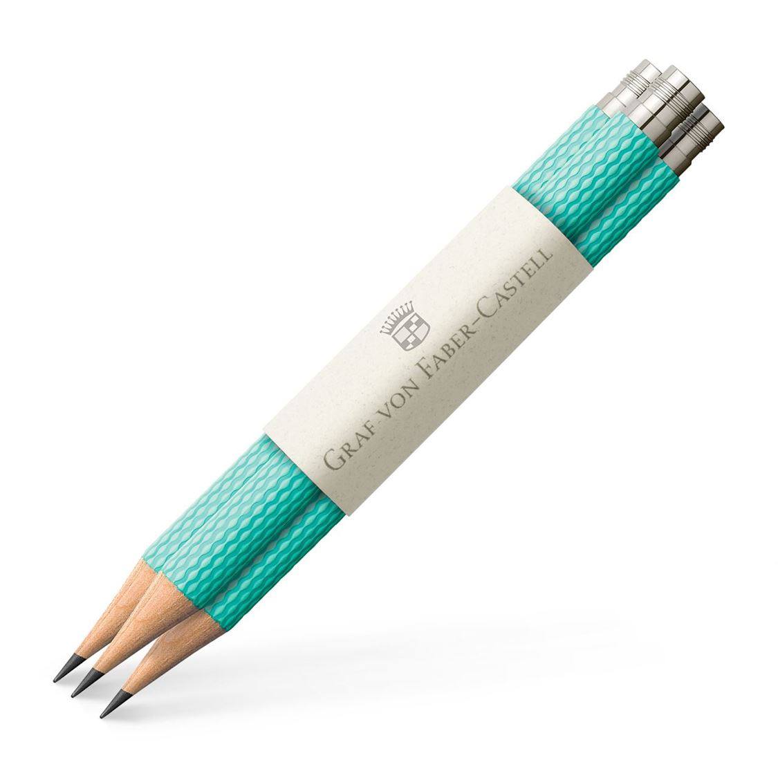 GRAF VON FABER CASTELL 3 Pocket Pencils Turquoise