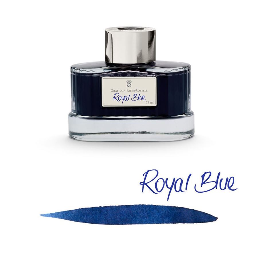 GRAF VON FABER CASTELL Ink Bottle 75ml Royal Blue