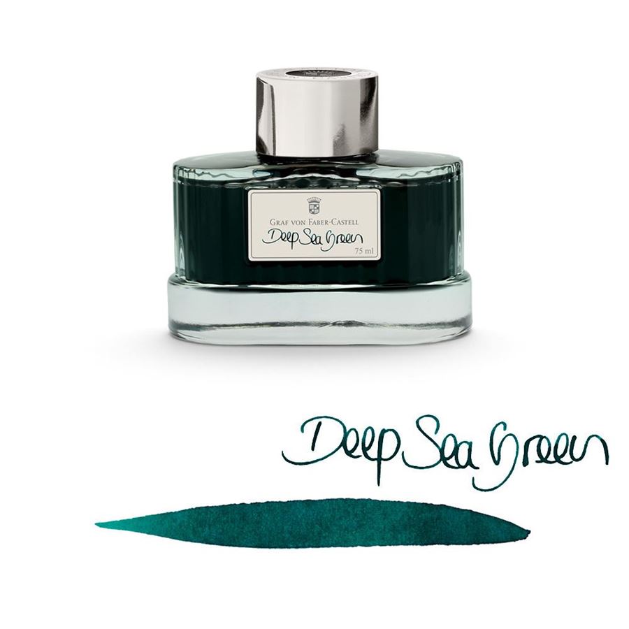 GRAF VON FABER CASTELL Ink Bottle 75ml Deep Sea Green