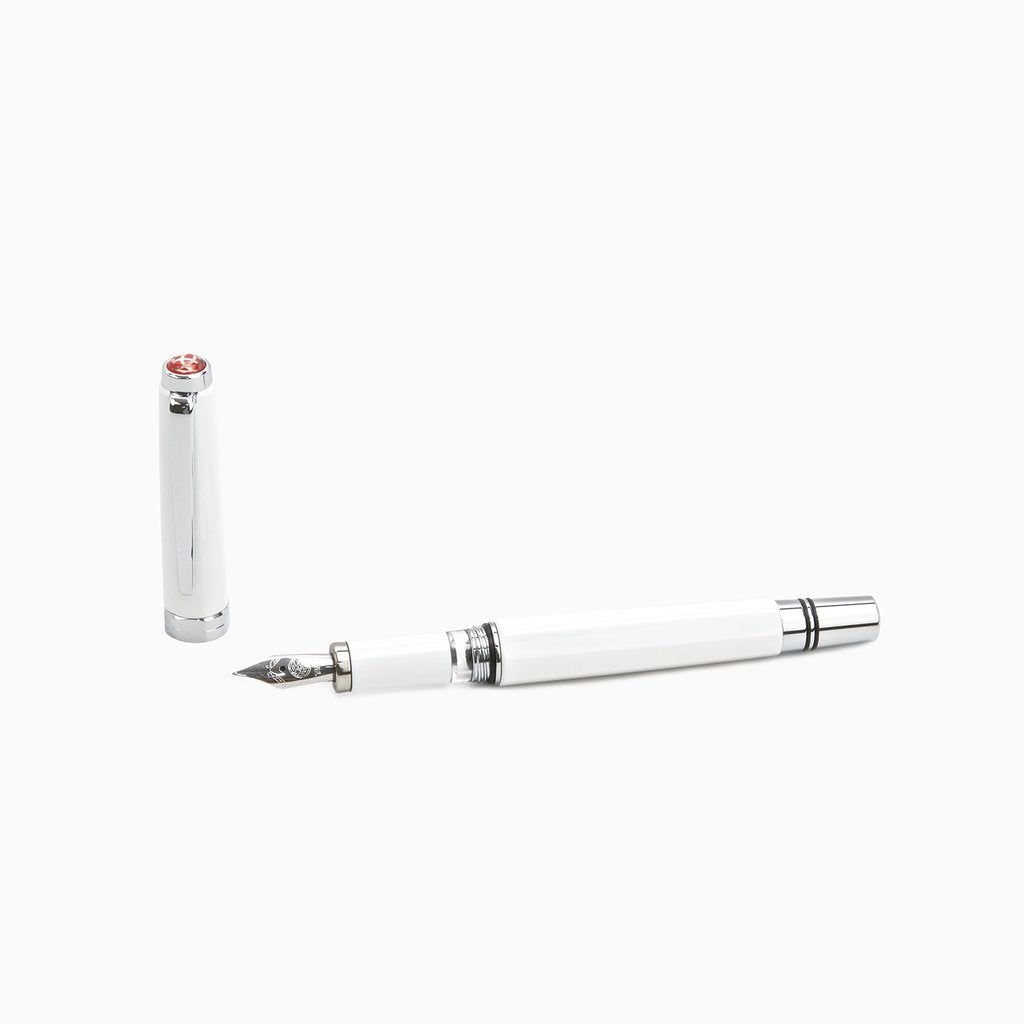 TWSBI Classic White Fountain Pen-Medium