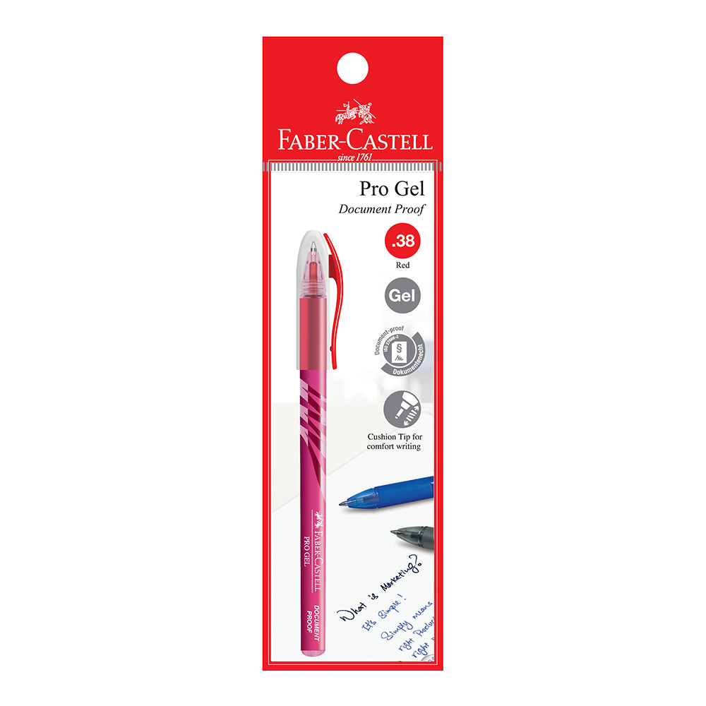 FABER-CASTELL Pro Gel 0.38mm 542121 Red 10s