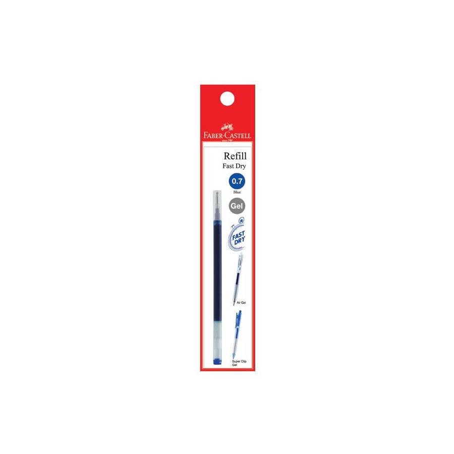 FABER-CASTELL Air Gel/ Super Clip Refills 0.7mm 640208 Blue