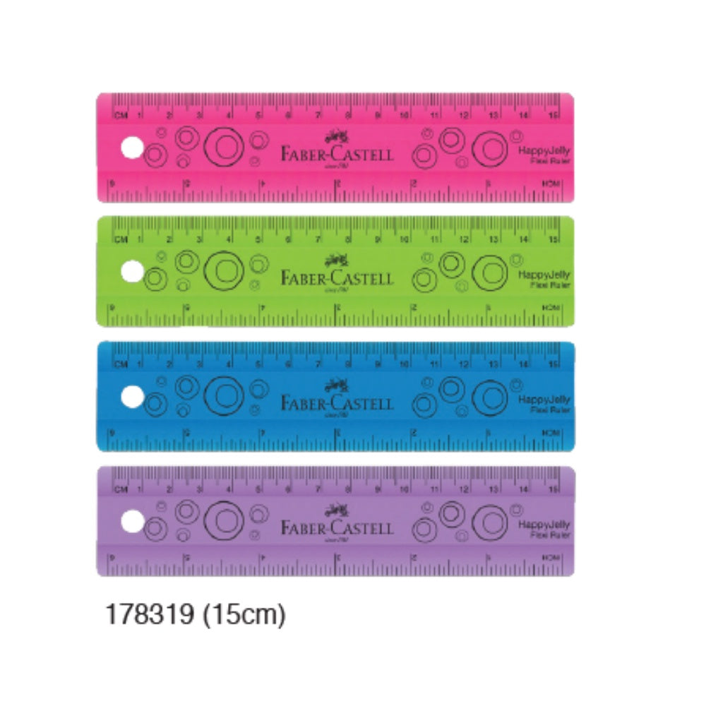 FABER-CASTELL HappyJelly Flexi Ruler 178319 15cm 1s
