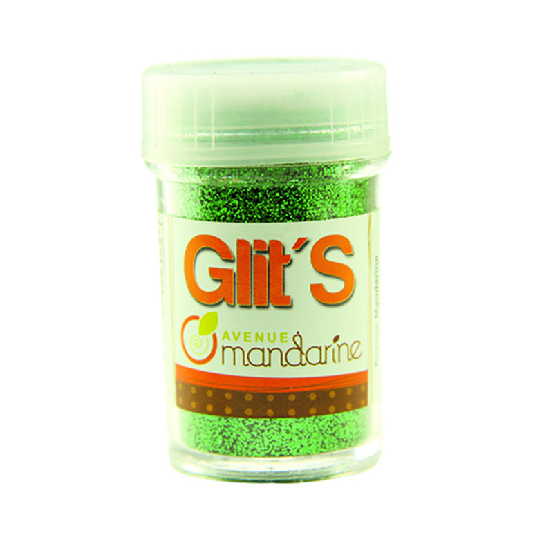 AVENUE MANDARINE Glits Glitter Powder 14g Dark Green