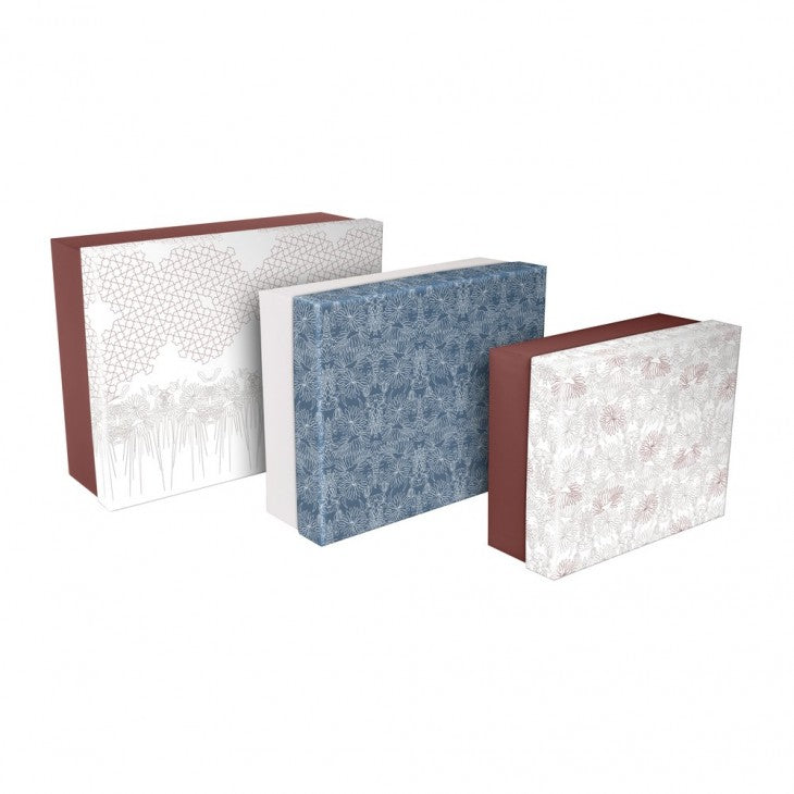 CLAIREFONTAINE Lalla Nested Rectangular Boxes Set of 3